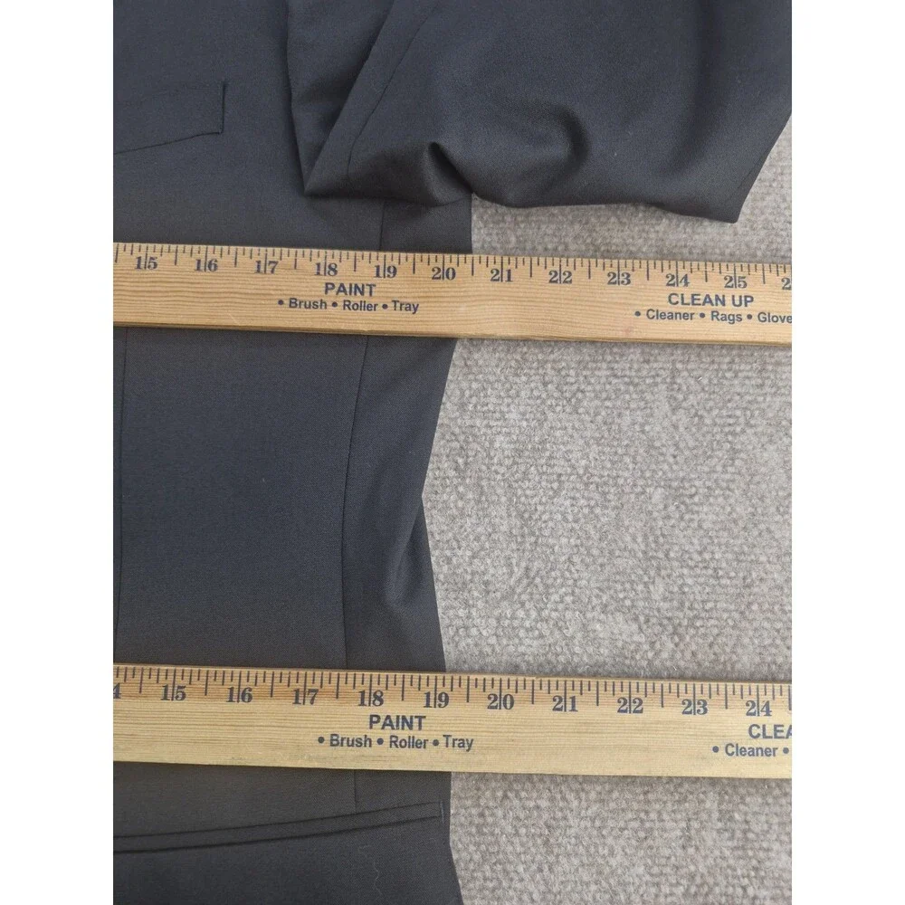 J. Crew Ludlow Suit Jacket Men 40R Slim Black Loro Piana 120's Wool Sport Coat